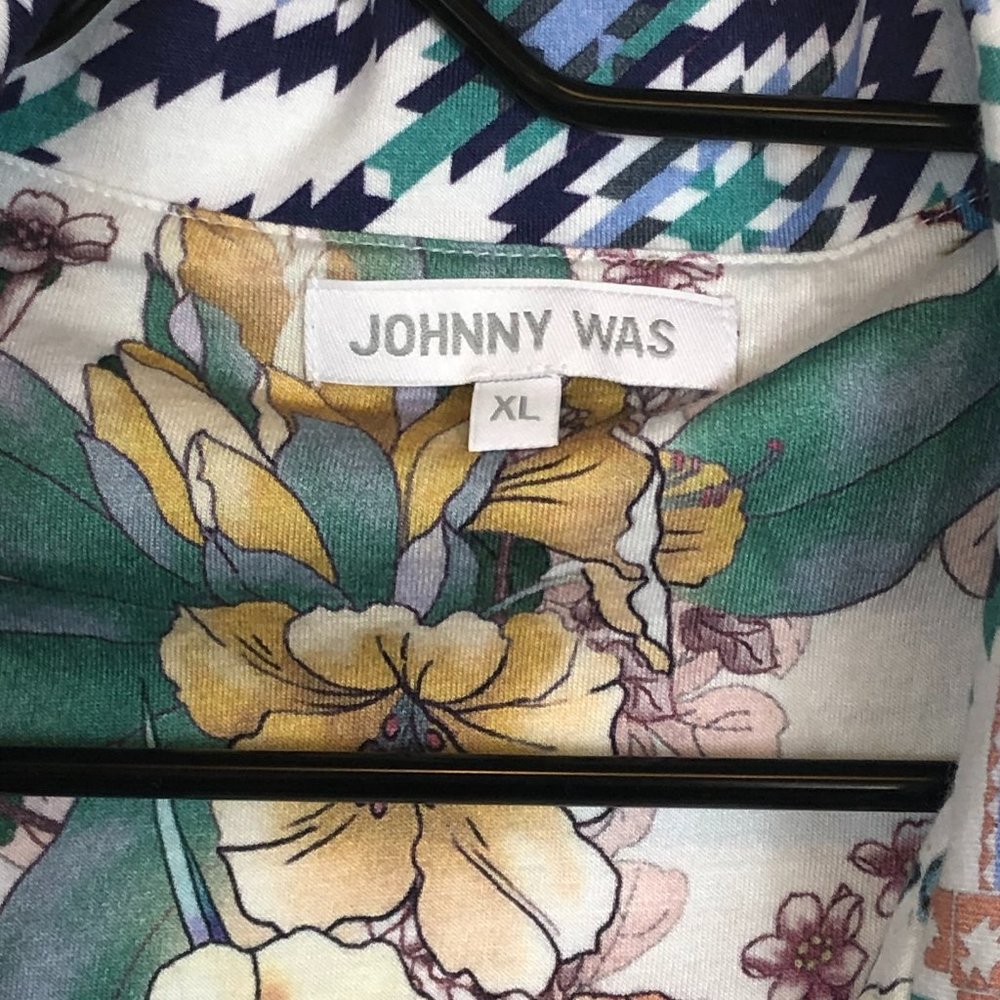 Johnny Was Multicolor Patterned Pajama Top - Picture 2 of 11